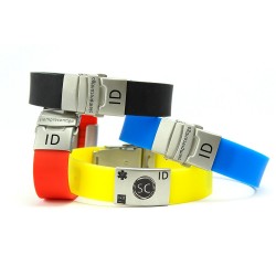 Pulsera Sanitaria Identificativa NFC Blanca - Pulsera medica emergencia NFC blanca - Vista 5