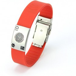 Pulsera Sanitaria Identificativa NFC Amarilla - Pulsera medica emergencia NFC amarilla - Vista 8