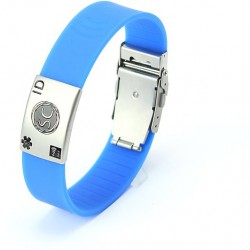 Pulsera Sanitaria Identificativa NFC Amarilla - Pulsera medica emergencia NFC amarilla - Vista 12