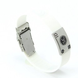 Pulsera Sanitaria Identificativa NFC Amarilla - Pulsera medica emergencia NFC amarilla - Vista 15