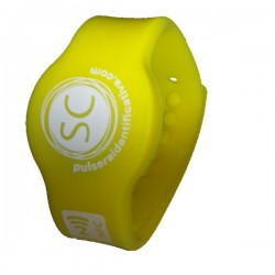 Pulsera Identificativa NFC Amarilla Ninos - Pulsera inteligente ninos NFC amarilla